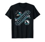 San Jose Sharks Force Black Officially Licensed T-Shirt