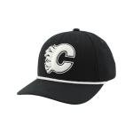 Calgary Flames NHL Officially Licensed Rope Hat Snapback Backspin Contrast