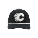 Calgary Flames NHL Officially Licensed Rope Hat Snapback Backspin Contrast