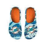 FOCO Miami Dolphins NFL Mens Tonal Camo Clog - L