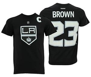 NHL Men's Los Angeles Kings Dustin Brown #23 Player Tee, Black Small