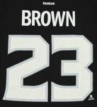 NHL Men's Los Angeles Kings Dustin Brown #23 Player Tee, Black Small