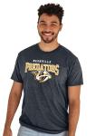 Nashville Predators NHL Officially Licensed T-Shirt Heathered Black, Large