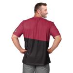 FOCO Arizona Cardinals NFL Mens Cropped Big Logo Colorblock Rash Guard - L
