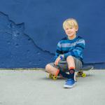 For Bare Feet NFL CHICAGO BEARS MVP Crew Sock Team Color Youth