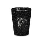 Rico Industries NFL Football Atlanta Falcons 2oz Ceramic Shot Glass for Fans, Laser Engraved In Team Color Single Shot Glass