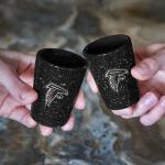 Rico Industries NFL Football Atlanta Falcons 2oz Ceramic Shot Glass for Fans, Laser Engraved In Team Color Single Shot Glass