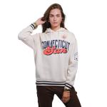 Ultra Game Unisex WNBA Official Super Soft Kaleido Hoodie Sweatshirt, Connecticut Sun, Oatmeal Heather, Small
