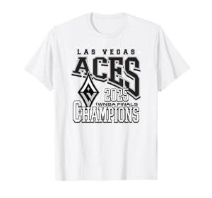 WNBA Official Las Vegas Aces 2025 Champions Parade Time T-Shirt