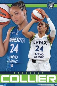 WNBA Minnesota Lynx - Napheesa Collier 25 Wall Poster, 34L" x 22.4W", Unframed Version