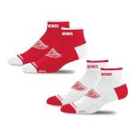 For Bare Feet NHL DETROIT RED WINGS Front and Center 2 Pack Team Colors YOUTH