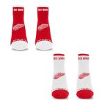 For Bare Feet NHL DETROIT RED WINGS Front and Center 2 Pack Team Colors YOUTH