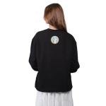 Ultra Game WNBA Official Unisex Super Soft Oversized Crewneck Sweatshirt, Chicago Sky, Sand, Small