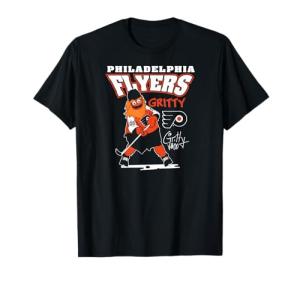 Philadelphia Flyers Gritty Mascot Signature NHL Licensed T-Shirt