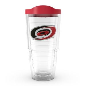 Tervis Made in USA Double Walled NHL Carolina Hurricanes Insulated Tumbler Cup Keeps Drinks Cold & Hot, 24oz, Primary Logo