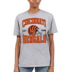 Junk Food NFL - Cincinnati Bengals - Team Helmet - Officially Licensed Adult Short Sleeve Fan Tee for Men and Women