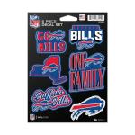 Rico Industries NFL Football Buffalo Bills 6-Piece Decal Set
