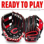 Franklin Sports MLB Youth Teeball Glove and Ball Set - Kids Cincinnati Reds Baseball and Teeball Glove and Ball - Perfect First Kids Glove - 9.5"