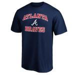Outerstuff MLB Kids 4-7 Official City Headline Arch Logo Team T-Shirt (US, Numeric, Size: 5-6, Regular, Atlanta Braves - Navy)