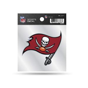 Rico Industries NFL Tampa Bay Buccaneers Small Style Decal, 3.5 x 4.5-", Team Color