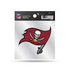 Rico Industries NFL Tampa Bay Buccaneers Small Style Decal, 3.5 x 4.5-", Team Color