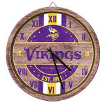 FOCO Minnesota Vikings NFL Barrel Wall Clock