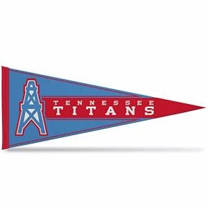 Rico Industries NFL Football Tennessee Titans Retro 12" x 30" Felt Wall Décor Pennant - Great for Home/Bed Room/Man Cave Décor