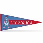 Rico Industries NFL Football Tennessee Titans Retro 12" x 30" Felt Wall Décor Pennant - Great for Home/Bed Room/Man Cave Décor