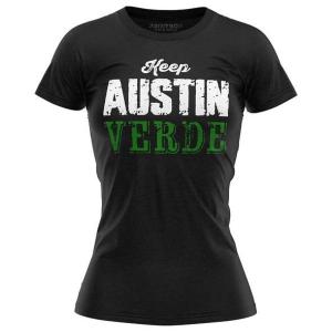 Printbox Originals Keep Austin Verde Shirt Women, Austin Soccer Shirts, Football Fan T-Shirt