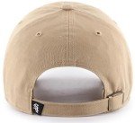 47 MLB Khaki White Primary Logo Clean Up Adjustable Strap Hat Cap, Adult One Size Fits All (Chicago White Sox)