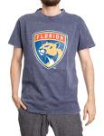 Calhoun NHL Surf & Skate Men's Garment Dyed Vintage T-Shirt (Florida Panthers, X-Large)