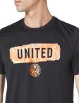 adidas Men's Atlanta United FC Local Pop Short Sleeve Pre-game T-shirt, Black, XX-Large