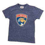 Calhoun NHL Surf & Skate Men's Garment Dyed Vintage T-Shirt (Florida Panthers, X-Large)