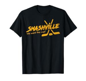Nashville Hockey Shirts: Smashville We Want The Cup! T-Shirt