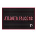 Rico Industries NFL Football Atlanta Falcons 12" x 18" PVC Heavy Duty/Thick Home Décor/Kitchen/Bar Mat