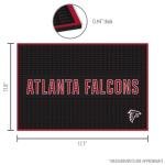 Rico Industries NFL Football Atlanta Falcons 12" x 18" PVC Heavy Duty/Thick Home Décor/Kitchen/Bar Mat