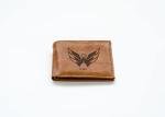 Rico Industries NHL Washington Capitals Laser Engraved Billfold Wallet, Brown, 3.5 x 4.25-"
