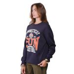 Ultra Game WNBA Official Unisex Super Soft Oversized Crewneck Sweatshirt, Connecticut Sun, Sand, Small