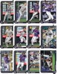 Colorado Rockies 2025 Topps Complete Mint Hand Collated 29 Card Team Set featuring 9 Rookie Cards Greg Jones, Bradley Blalock, Adael Amador, Aaron Schunk, Drew Romo, Luis Peralta and Jaden Hill Plus
