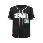 Pro Standard Big Boys WNBA New York Liberty Breanna Stewart #30 Classic Player Name and Number Button Down MESH TOP Black M