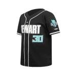 Pro Standard Big Boys WNBA New York Liberty Breanna Stewart #30 Classic Player Name and Number Button Down MESH TOP Black M