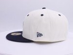 New Era MLB 59FIFTY Cooperstown Authentic Collection Chrome Fitted Hat (7 1/2, Baltimore Orioles, White Black Cooperstown)