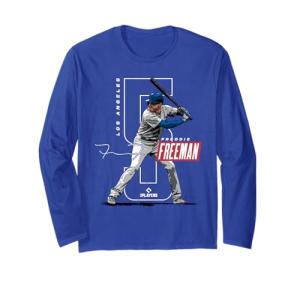 Freddie Freeman | Los Angeles Baseball Players | MLBFRE3002 Long Sleeve T-Shirt