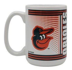 Boelter Brands Large MLB Hero Sublimated Mug, 15oz (Baltimore Orioles)
