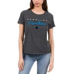 Carolina Panthers Retro Script Lines - NBA Women's Short Sleeve Fan T-Shirt