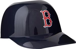 Official MLB Mini Baseball Helmet 8oz Ice Cream/Snack Bowls, 1 Count, Boston Red Sox