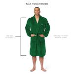 Northwest NFL Philadelphia Eagles Retro Adult Unisex Silk Touch Bathrobe, Large/X-Large, Green, Officially Licensed Loungewear, Soft Plush Polyester