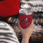 FOCO Tampa Bay Buccaneers NFL Team Logo 30 oz Tumbler - Red