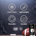 Top Cup NFL Pittsburgh Steelers 20 oz Reusable Aluminum Cups 20 Count | Officially Licensed, Durable, Reusable & Recyclable, Made in USA