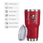 FOCO Tampa Bay Buccaneers NFL Team Logo 30 oz Tumbler - Red
